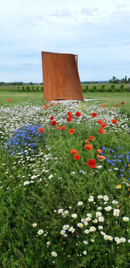 Gite Dans Parc De Sculptures - Gite "Pondichery" Port-Mort Bagian luar foto