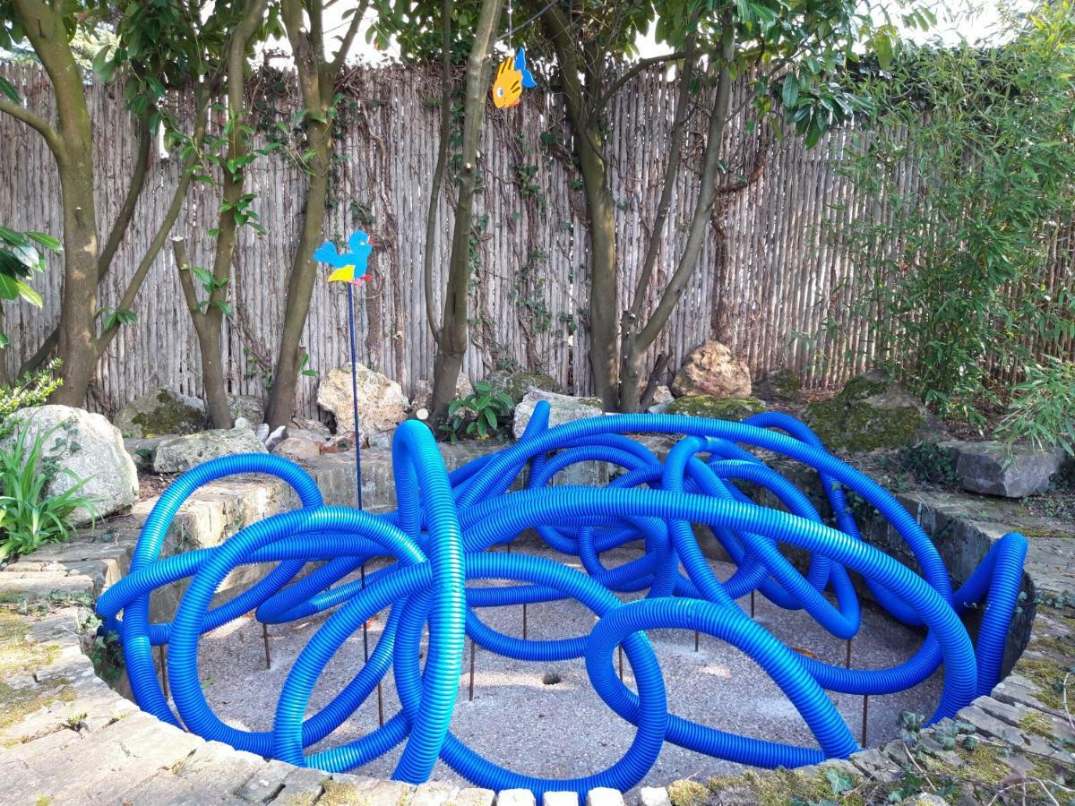 Gite Dans Parc De Sculptures - Gite "Pondichery" Port-Mort Bagian luar foto