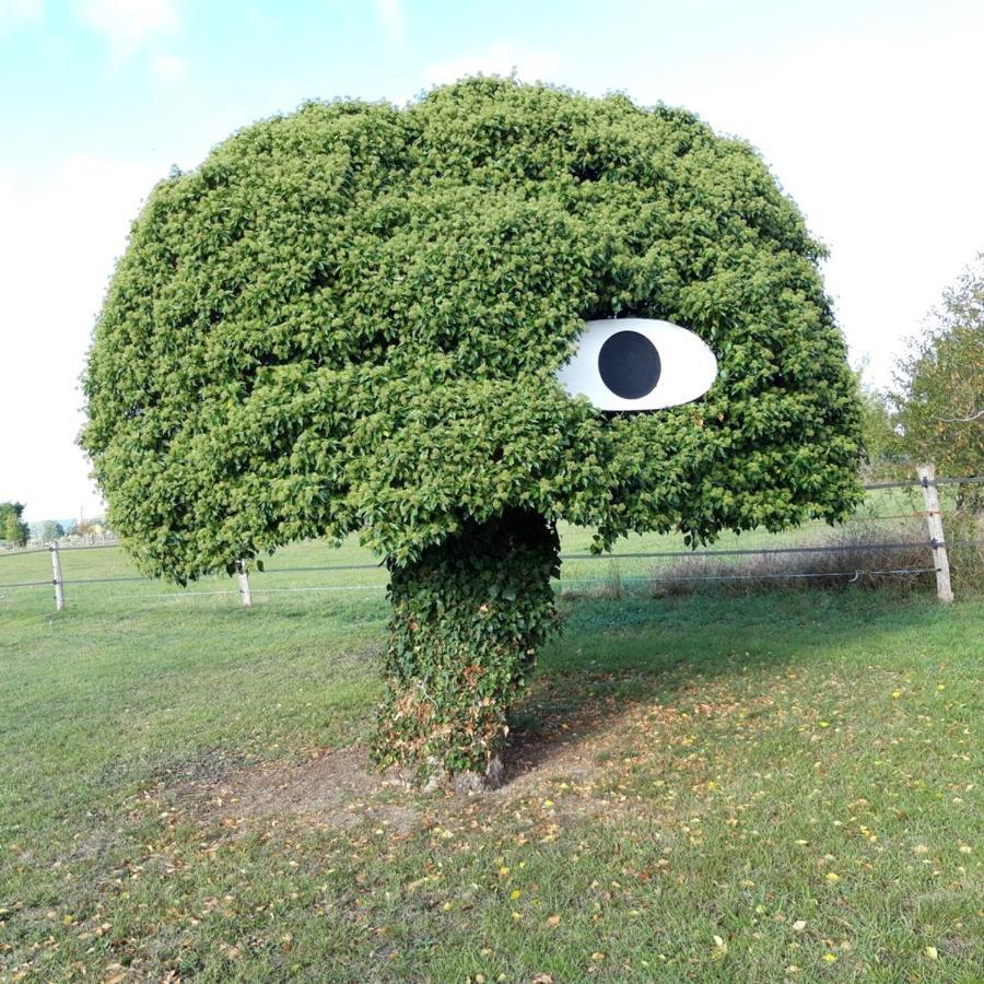 Gite Dans Parc De Sculptures - Gite "Pondichery" Port-Mort Bagian luar foto